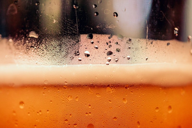 Chilled beers in ice bucket